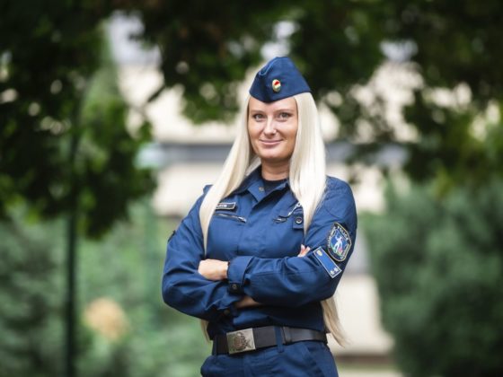 Bóta Adrienn főhadnagy (Fotó: Zsaru Magazin/Fülöp Máté)
