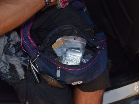 Az izraeli férfinál több különféle kábítószert is találtak a rendőrök (Fotó: Nógrád Vármegyei Rendőr-főkapitányság)